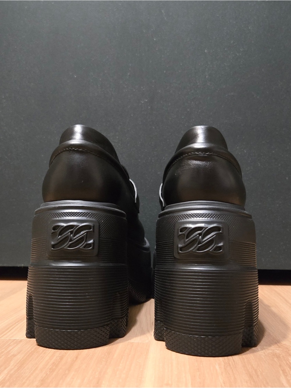 casadei | rock 110mm platform loafers | size: eu 41 (us 11/us 8) - Picture 4 of 14